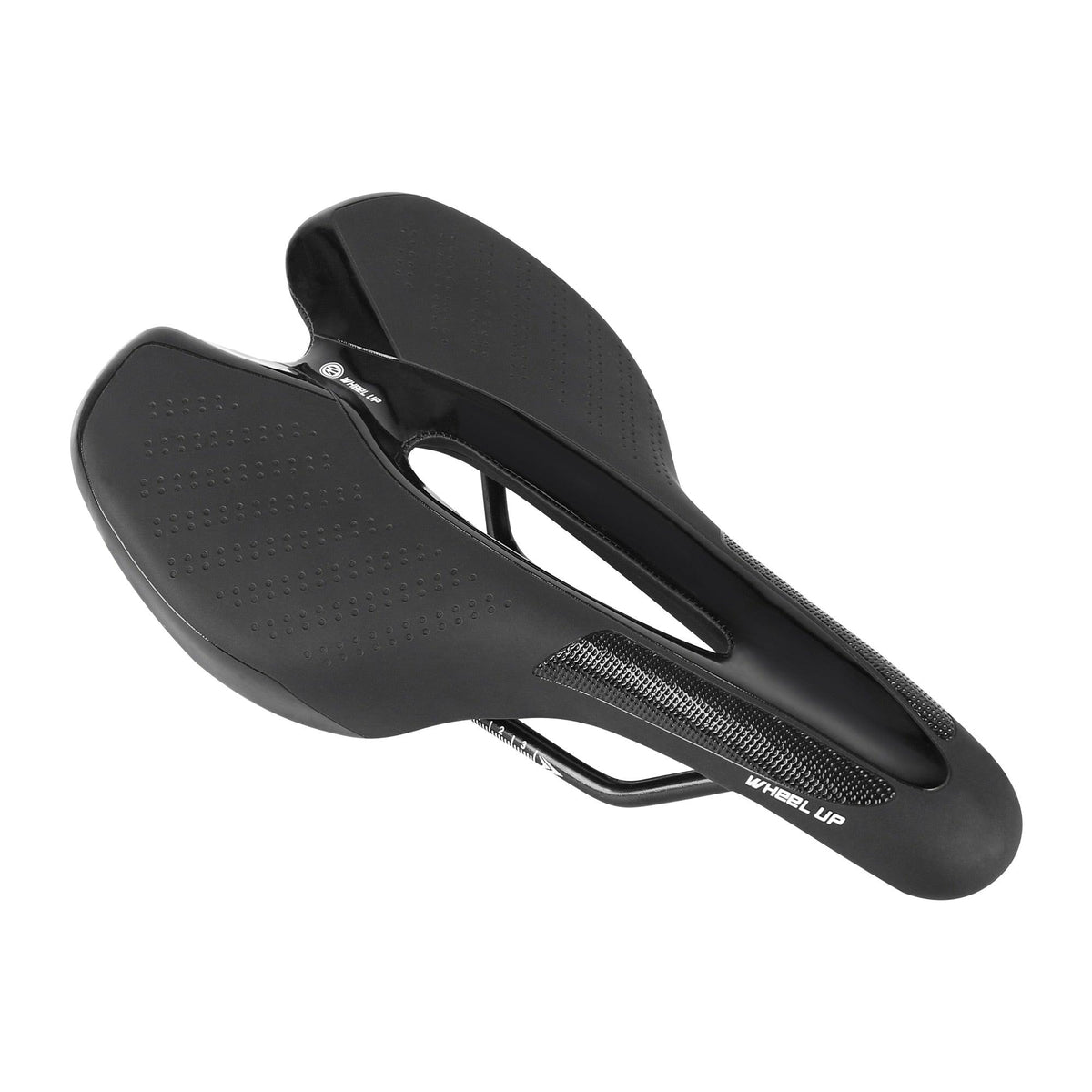 Comfortable Bike Saddle With Taillight and USB Stevvex, black textured surface on Tampa Home & Garden Store