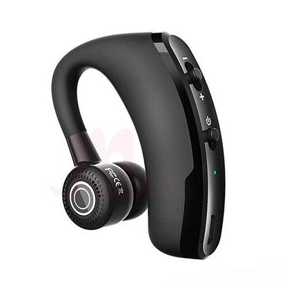 Stevvex open-ear wireless Bluetooth headset neckband with mic, black, side control buttons on Tampa Home & Garden Store