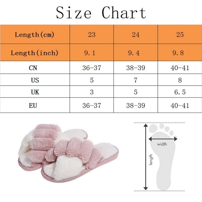 Slippers Stevvex pink fluffy faux-fur, open-toe indoor floor slides for women on Tampa Home & Garden Store