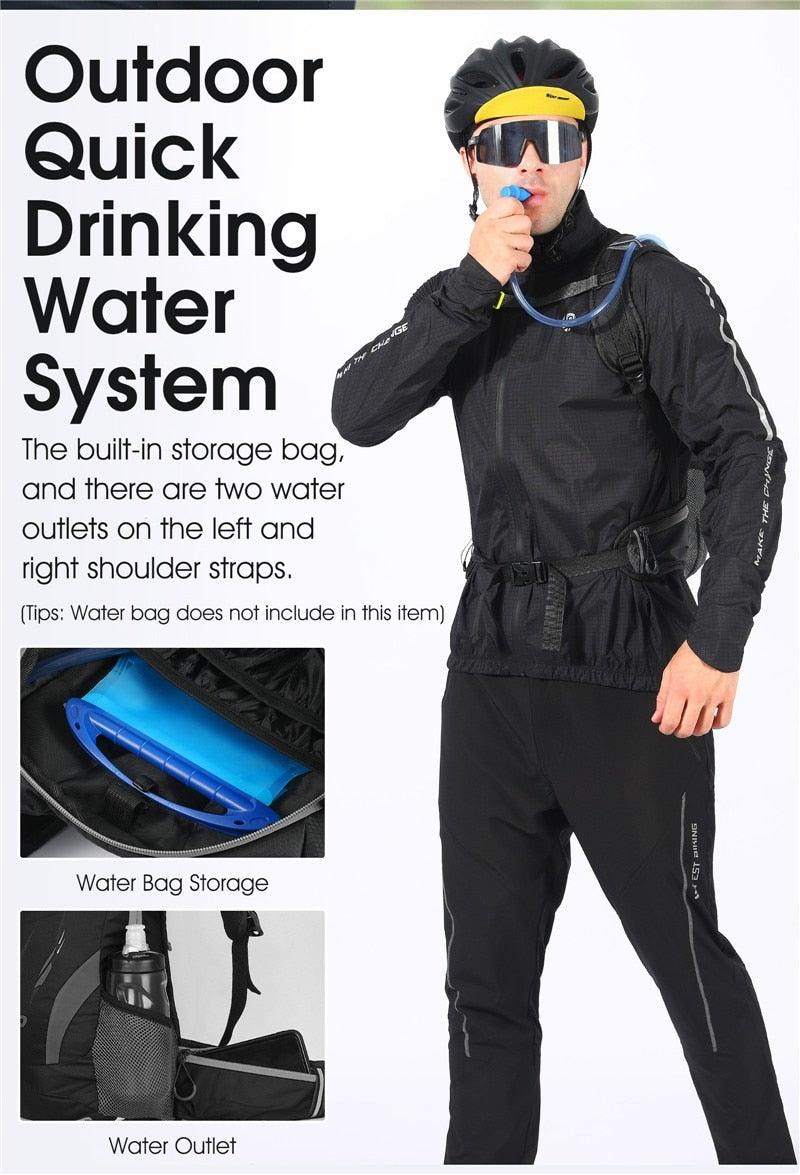 Waterproof Cycling Backpack with Hydration