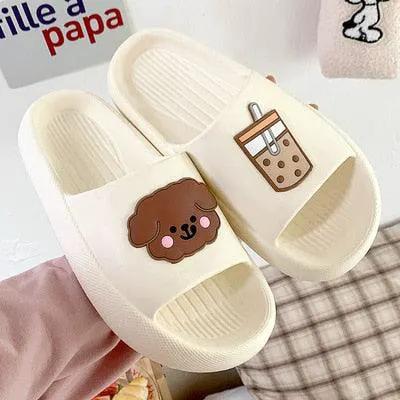 Women Open Toe Flip Flops Non Slip Slippers