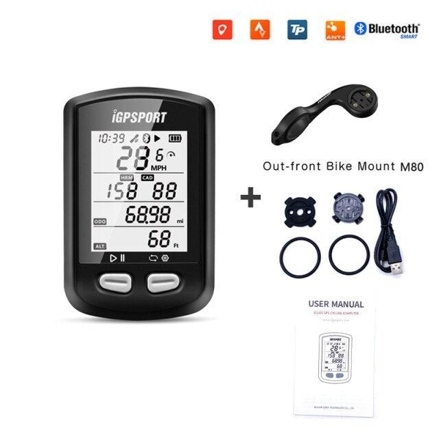 Bike GPS with LCD backlight, IPX6, ANT+/Bluetooth, Stevvex ST90SP1015BTU, front mount kit on Tampa Home & Garden Store