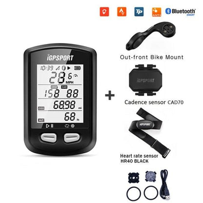 iGPSPORT bike wireless GPS cycle computer with LCD display, IPX6 waterproof, ANT+/Bluetooth on Tampa Home & Garden Store