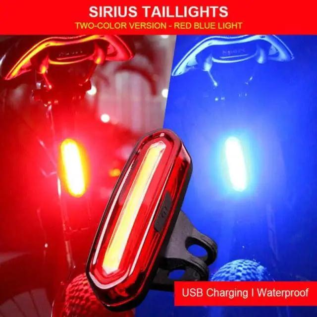 Bike Tail Light Usb Rechargeable with 5 Modes