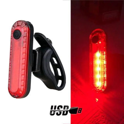 Bike Tail Light Usb Rechargeable with 5 Modes