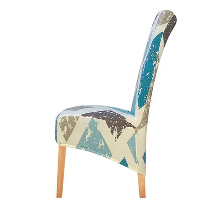Stretch Chair Cover With Elastic Band For Dining
