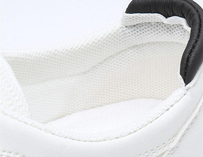 Stevvex women's white casual sneakers breathable mesh interior flat tennis walking shoe on Tampa Home & Garden Store