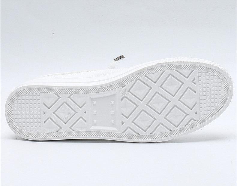 Stevvex women's white casual sneakers outsole with diamond and grid tread pattern, flat breathable mesh shoe on Tampa Home & Garden Store