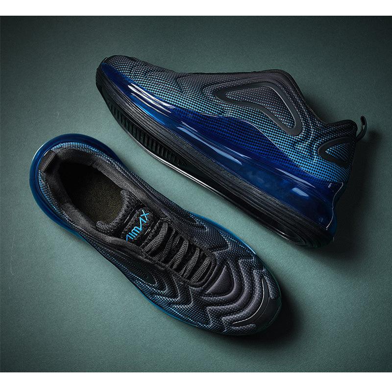 Stevvex athletic running sneakers with breathable mesh and blue air cushion sole on Tampa Home & Garden Store