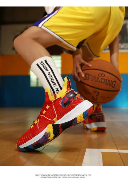 Men's Breathable Basketball Shoes High Top
