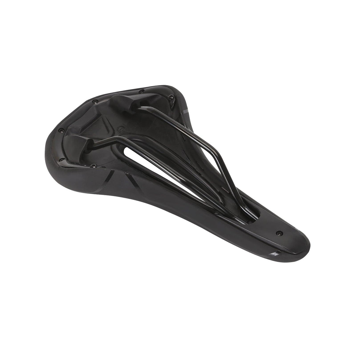 Hollow Comfort bicycle saddle with black rails and memory foam cushion, universal fit on Tampa Home & Garden Store