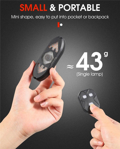 Smart Bike Light With Wireless Remote Taillight