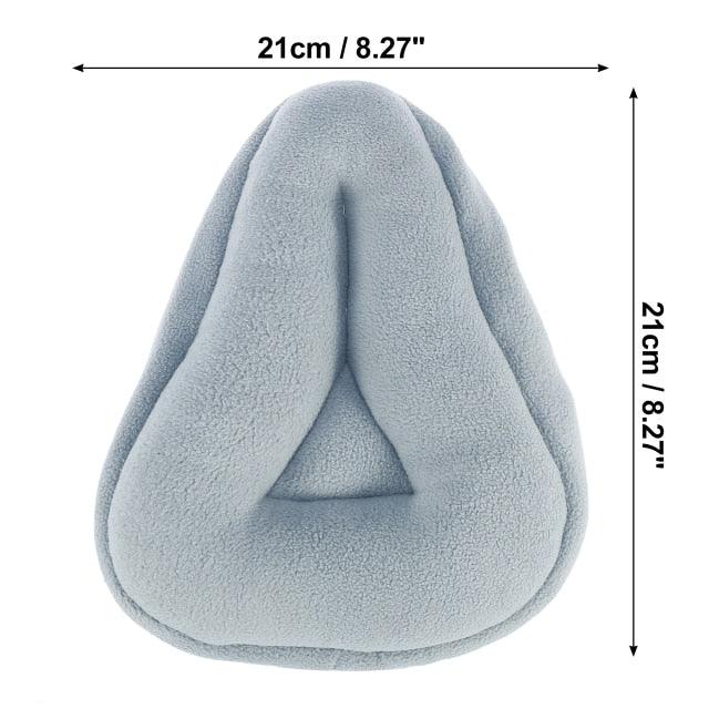 Stevvex bicycle saddle cover soft light-blue plush cushion pad breathable 21 cm on Tampa Home & Garden Store