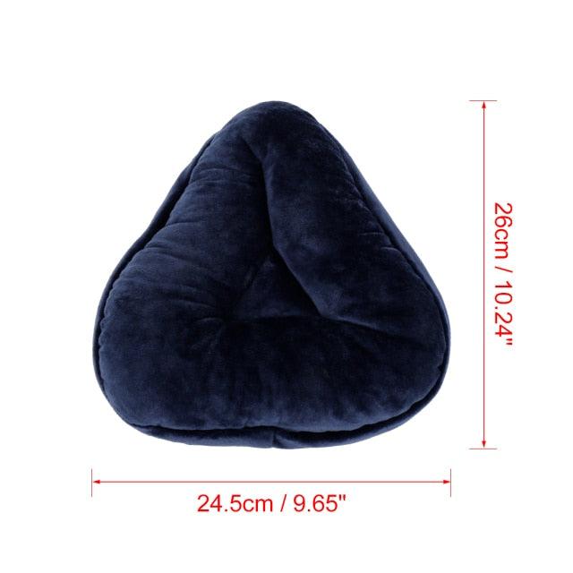 Stevvex universal bicycle saddle seat cover navy blue plush cushion pad 26x24.5 cm on Tampa Home & Garden Store