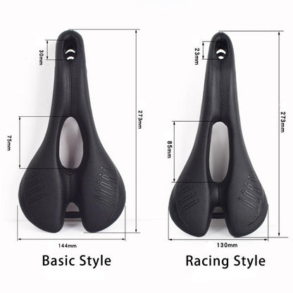 Stevvex bike saddle set with basic and racing styles, breathable PU leather, padded, waterproof on Tampa Home & Garden Store