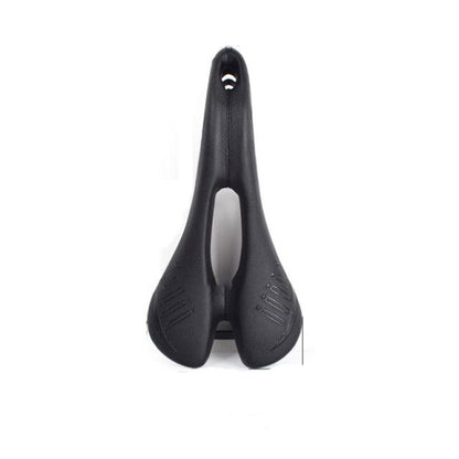 Stevvex bike saddle black PU leather breathable mountain bike seat with center cutout on Tampa Home & Garden Store