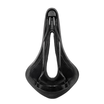 Bike saddle hollow one-piece black PU leather memory foam cushion road bike on Tampa Home & Garden Store
