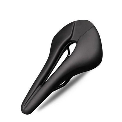 Stevvex bicycle saddle hollow ergonomic seat black PU leather memory foam padding on Tampa Home & Garden Store