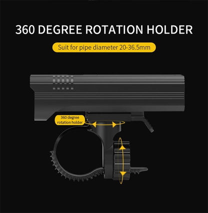 360 degree rotation holder for bike front light clamp fits 20-36.5mm diameter on Tampa Home & Garden Store