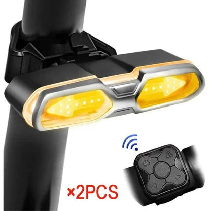 Turn Signals for Bicycle Tail Light USB Charging