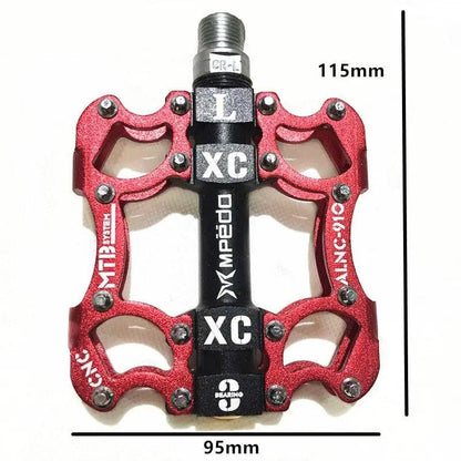 Aluminum Sealed Bearing Flat Bicycle Pedals