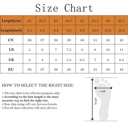 Stevvex slippers size chart with length cm/in and CN/US/UK conversions plus footprint diagram on Tampa Home & Garden Store