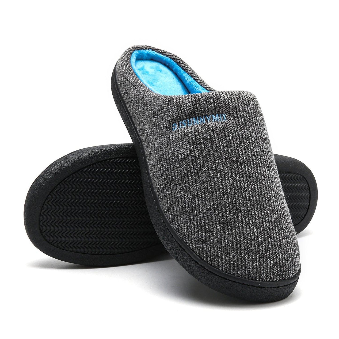 Men Cotton Memory Foam And Warm Home Slippers