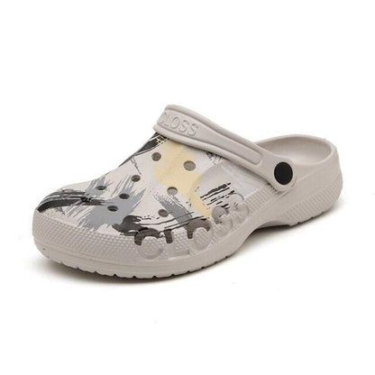 Stevvex camouflage men's rubber clogs with non-slip sole garden sandals on Tampa Home & Garden Store