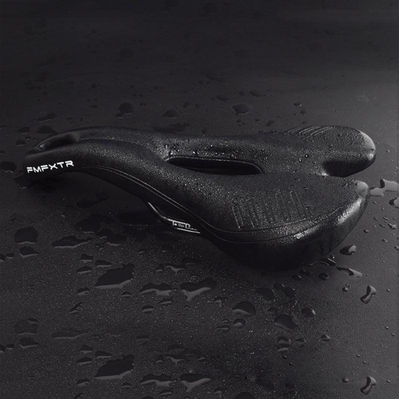 Stevvex bike saddle black breathable PU leather cushion waterproof shock-absorbing bike on Tampa Home & Garden Store