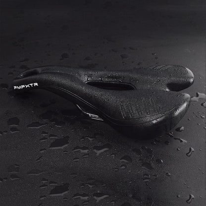 Stevvex bike saddle black breathable PU leather cushion waterproof shock-absorbing bike on Tampa Home & Garden Store