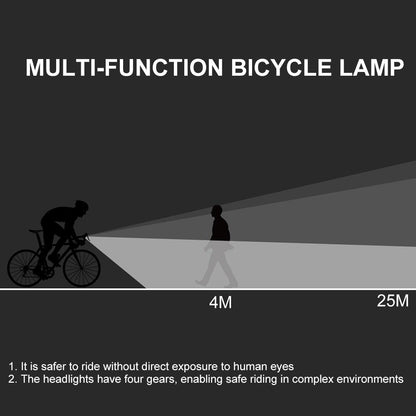 Stevvex 2-pack LED bicycle lights front and rear, USB rechargeable, waterproof on Tampa Home & Garden Store