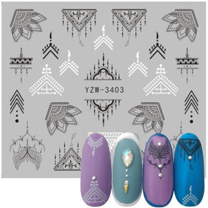 Cute Avocado Nail Art Stickers and Transfers