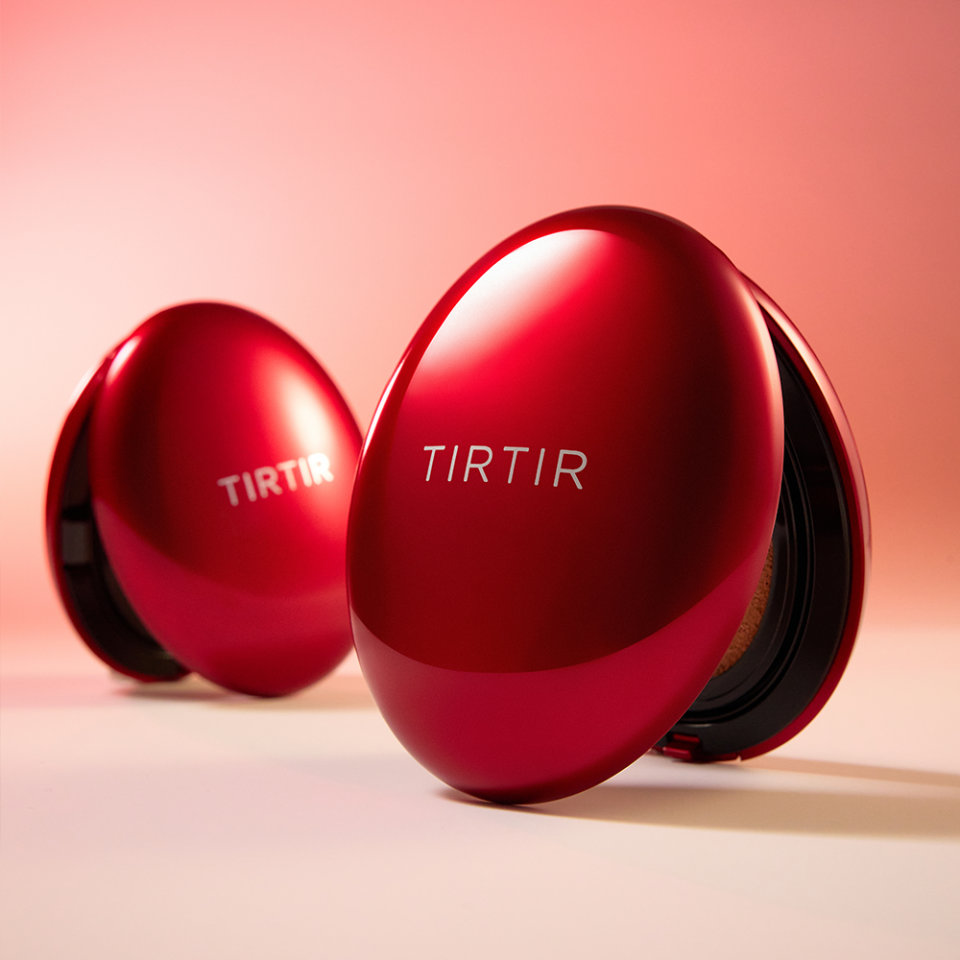 Seoulia TIRTIR Mask Fit Red Cushion compact with a red shell SPF40 PA++, 18g, 2 units on Tampa Home & Garden Store
