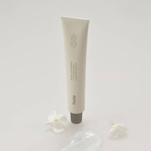 Perfume cream Huxley Solid Perfume 20g Moroccan Gardener by Seoulia in beige tube with gray cap on Tampa Home & Garden Store