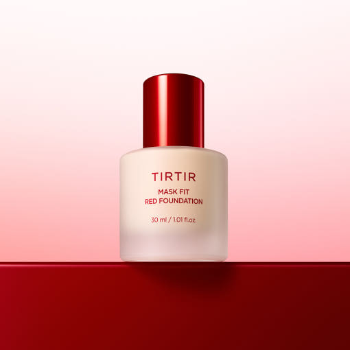Foundation TIRTIR Mask Fit Red Foundation by Seoulia, 30 ml beige bottle with red cap on Tampa Home & Garden Store