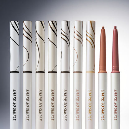 Eyeliner pencils Sharp So Simple waterproof, 10-color set in white tubes on Tampa Home & Garden Store