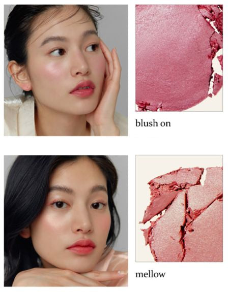 hince True Dimension Glow Cheek 9g by Seoulia; 4 colors with looks and blush on mellow swatches on Tampa Home & Garden Store