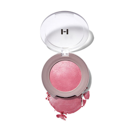 hince True Dimension Glow Cheek blush in pink shimmer, 9g round compact with clear lid, Seoulia on Tampa Home & Garden Store