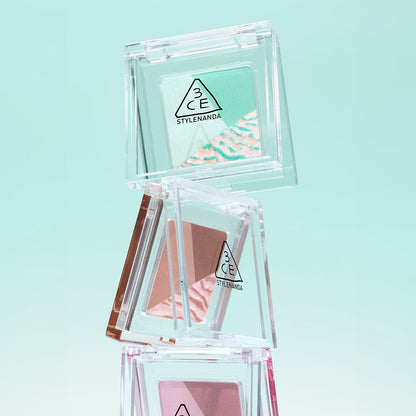 3CE Color Grid Eyeshadow set of 3 in clear cases, 3.3g, 6 colors by Seoulia on Tampa Home & Garden Store