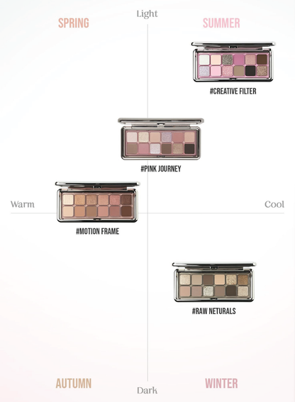 3CE New Take Eyeshadow Palette 9.5g Seoulia eye palette with four colorways on Tampa Home & Garden Store