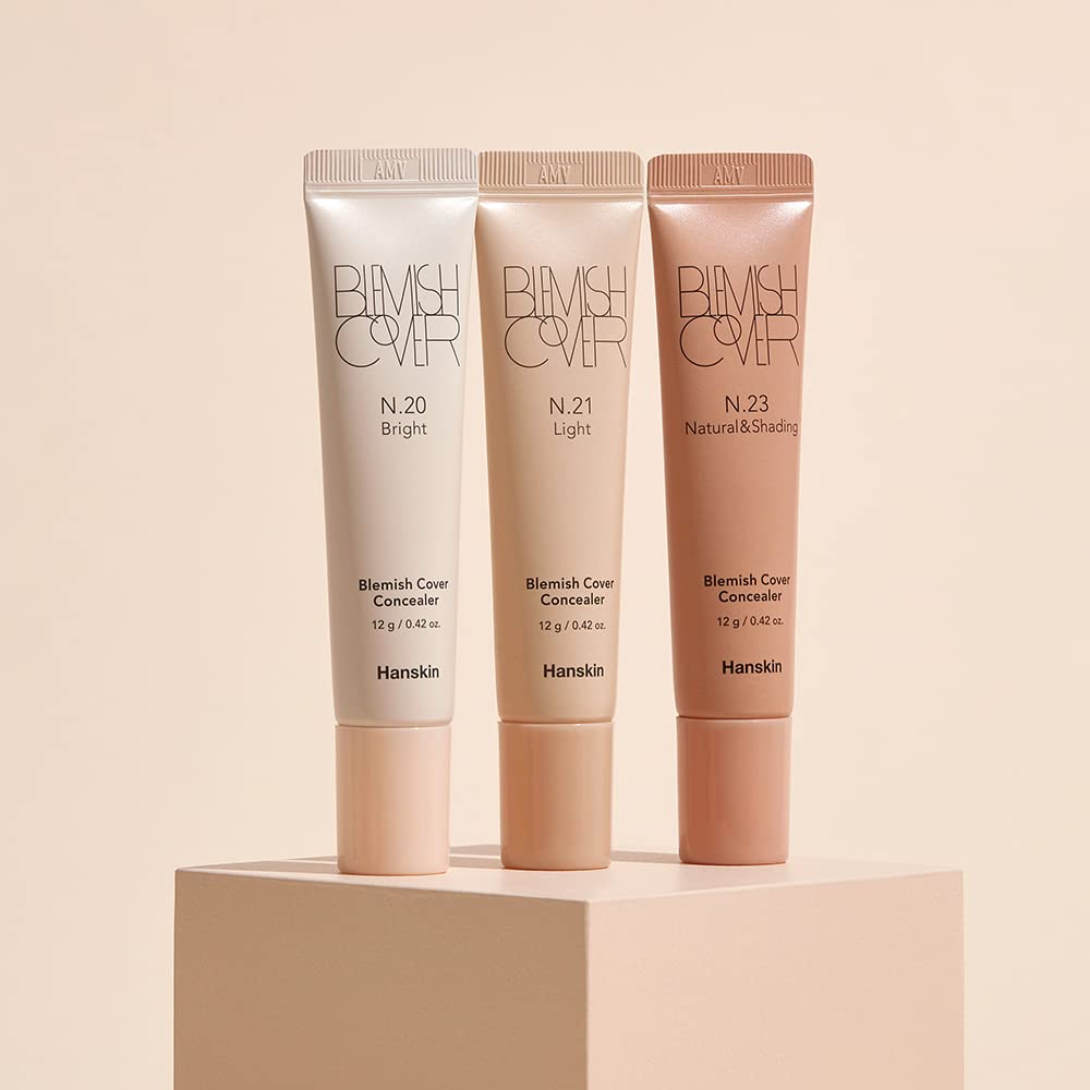Hanskin Blemish Cover Concealer trio in N.20 Bright, N.21 Light, N.23 Natural & Shading on Tampa Home & Garden Store