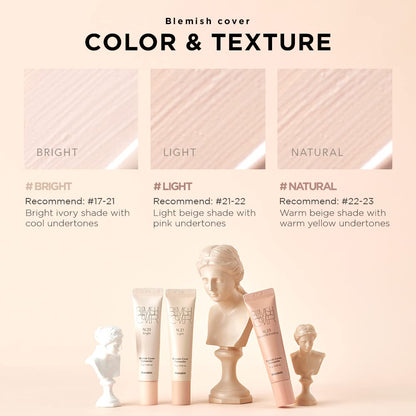 Concealer Hanskin Blemish Cover Color Edition 12g Seoulia 5color set Bright/Light shades on Tampa Home & Garden Store