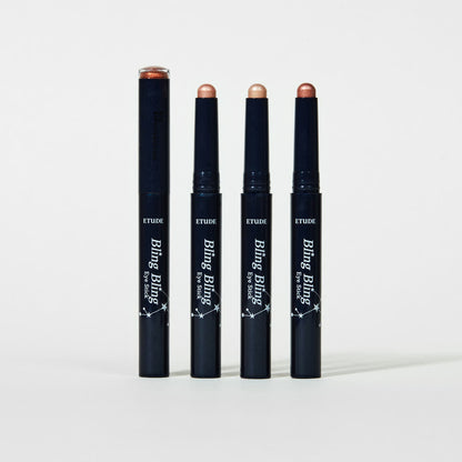 ETUDE Bling Bling Eye Stick set of 4 retractable eyeshadows in metallic shades on Tampa Home & Garden Store