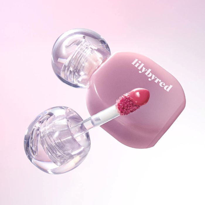 lilybyred Balming Dewy Tint lip tint 6g with pink-cap bottle and clear applicator Seoulia on Tampa Home & Garden Store
