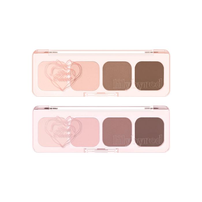 Eyeshadow palette lilybyred Mood It Palette 3.2g 8 colors in dual pink cases by Seoulia on Tampa Home & Garden Store
