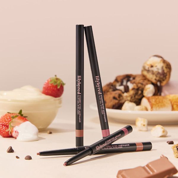 lilybyred Starry Eyes Am9 to Pm9 Slim Gel Eyeliner pencils, 5-color set in black tubes on Tampa Home & Garden Store