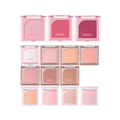 mude Flutter Blusher 5g Seoulia, assorted pink shades blush compacts on Tampa Home & Garden Store