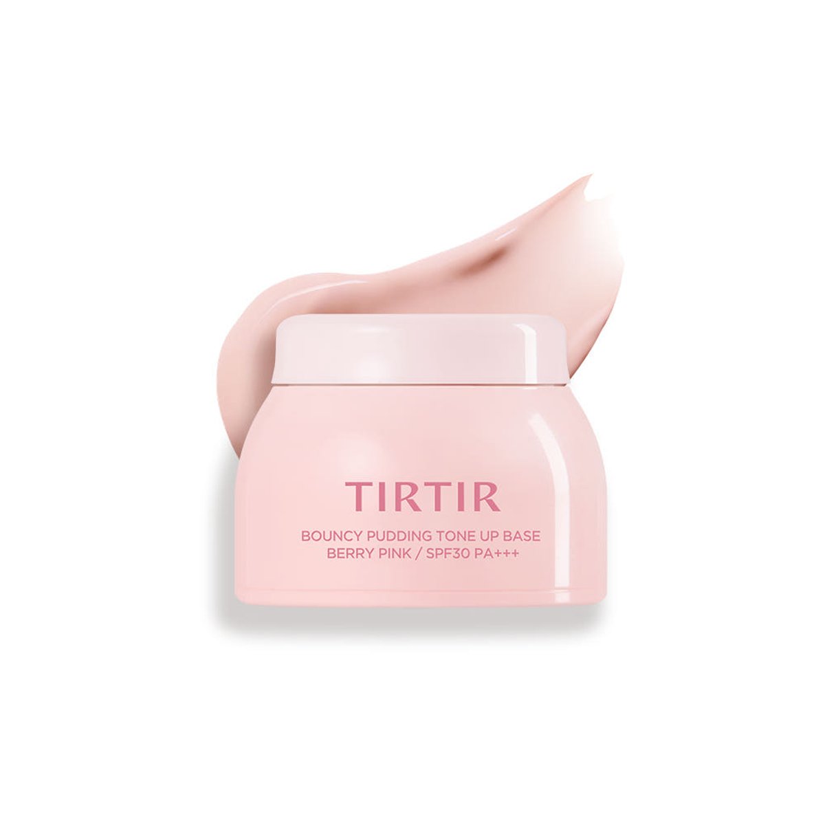 Make Up Base TIRTIR Bouncy Pudding Tone Up Base Berry Pink SPF30 PA++ 25ml pink jar on Tampa Home & Garden Store