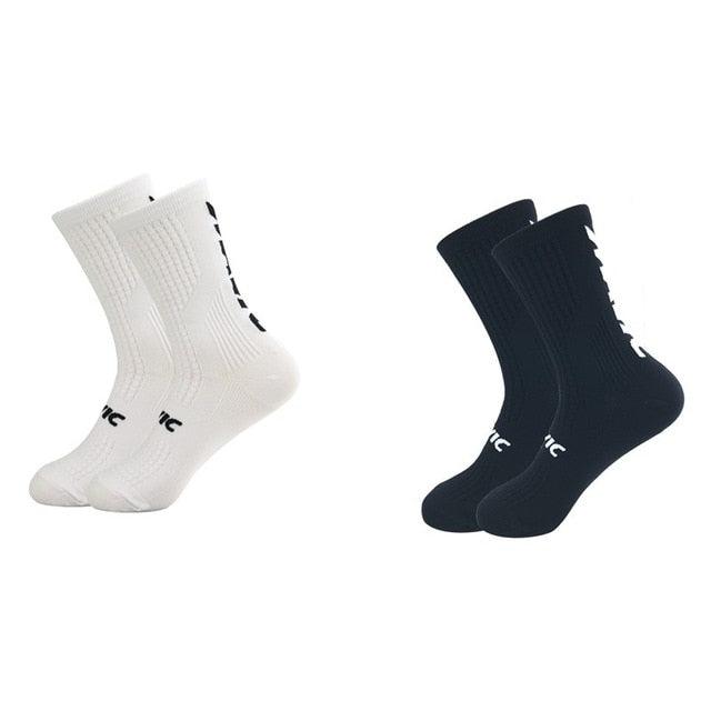 Stevvex unisex cycling socks, breathable socks, two white and black pairs, ST12238AYJ on Tampa Home & Garden Store