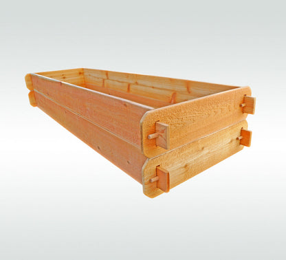 Timberlane Gardens raised garden bed kit double deep select cedar wood planter on Tampa Home & Garden Store